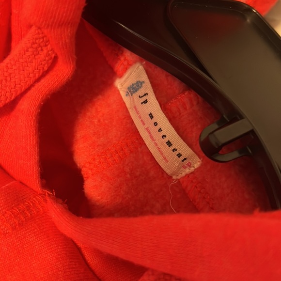 Free People Movement Work It Out Red Hoodie - Picture 6 of 6